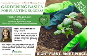 April 20 Gardening Basic Flyer
